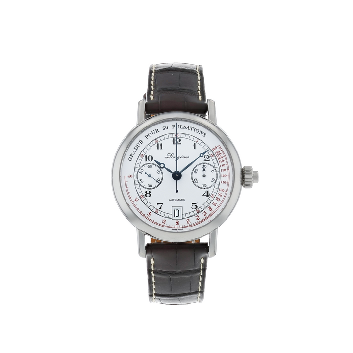 Longines  Heritage Column Wheel Pulsometer Chronograph L2.801.4.23.2 40mm 2022