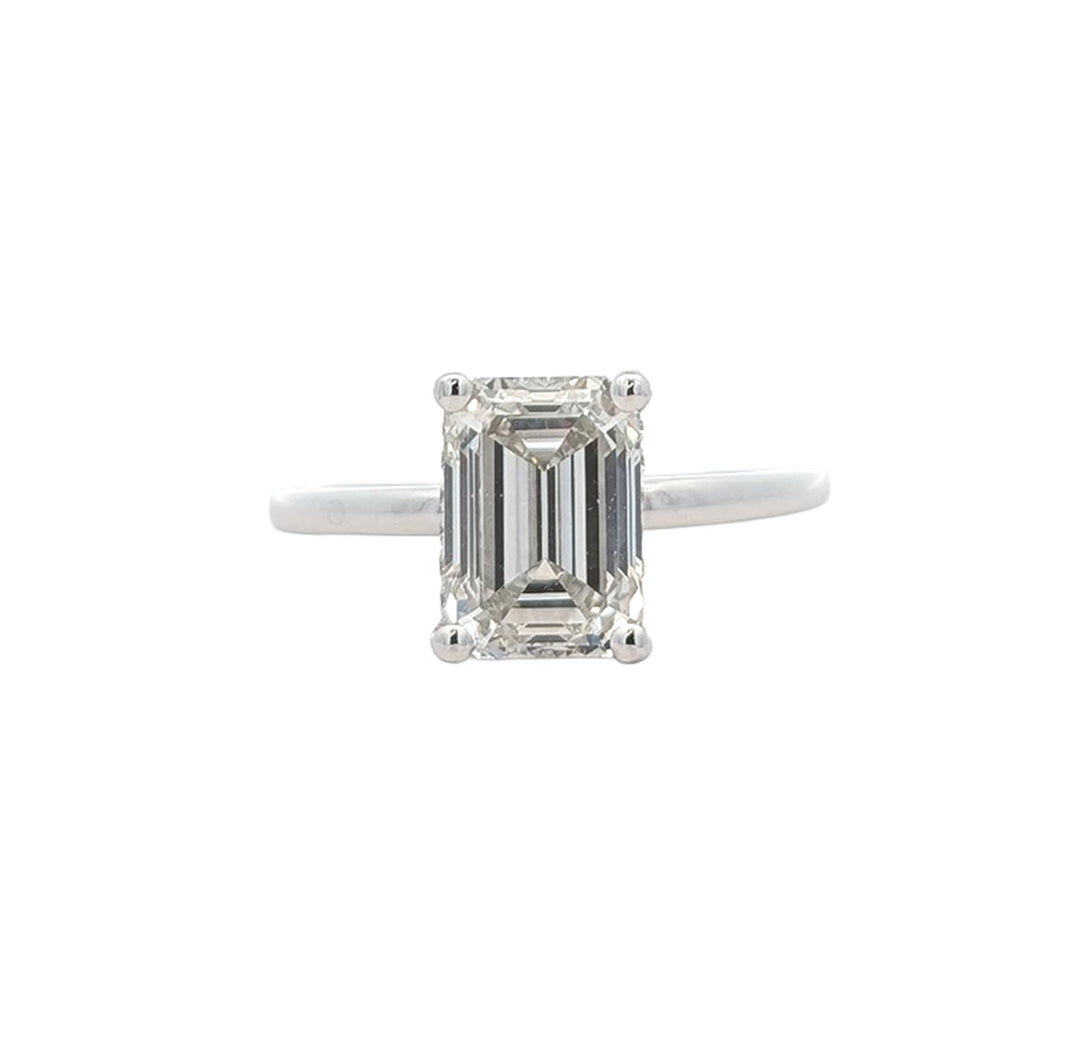 18KT White Gold 2.63ctw Lab Grown Diamond Engagement Ring