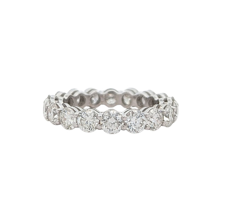 14KT White Gold 3.28ctw Diamond Estate Eternity Band