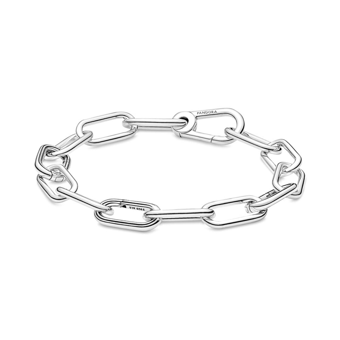 Sterling silver link bracelet