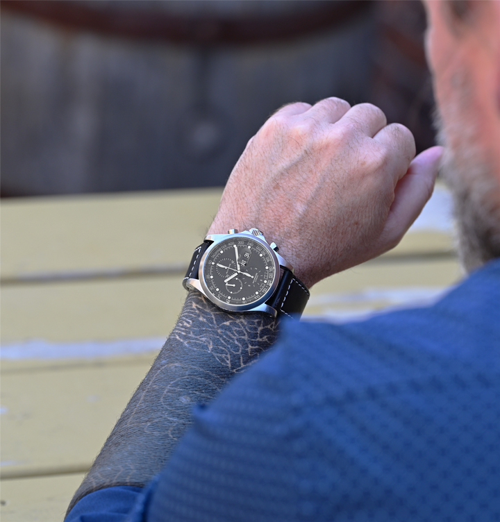 Glycine Incursore Chrono Day-Date 3867 46mm Circa 2010