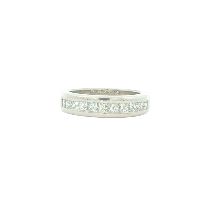 18KT White Gold 0.75cttw Diamond Band