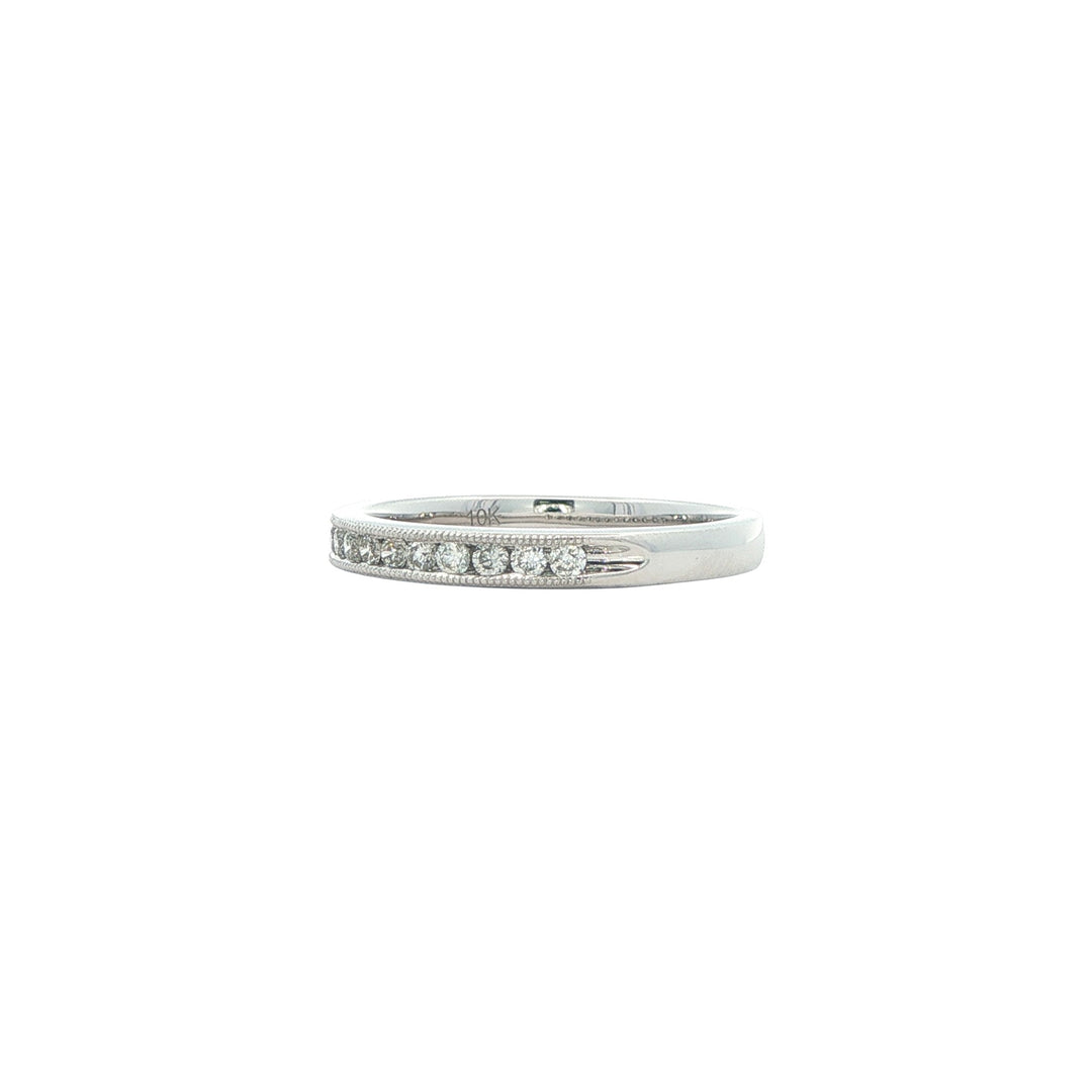 10K White Gold 0.25ctw Canadian Diamond Band