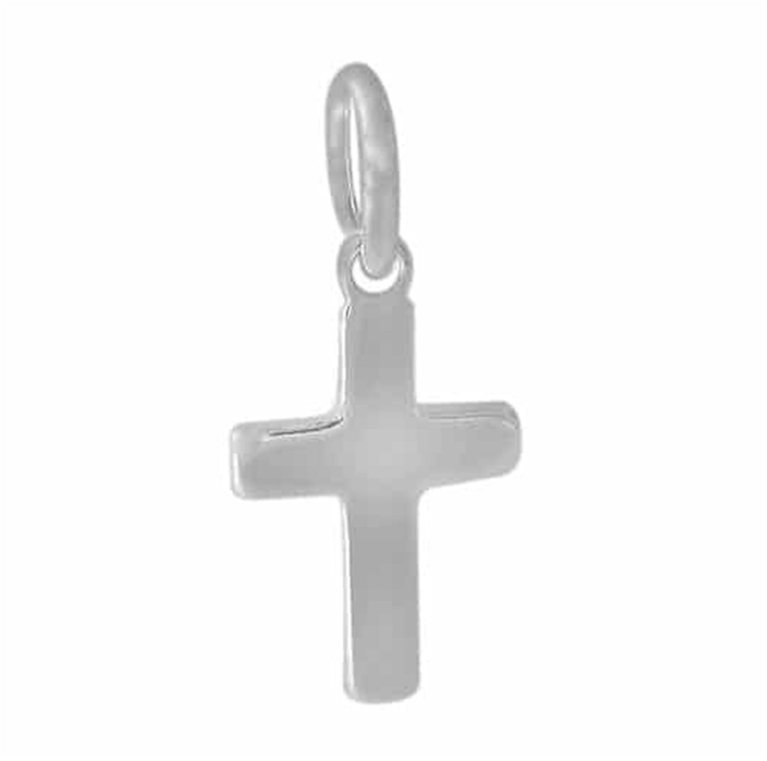 Sterling Silver Cross Charm (1.25 x 0.75cm)