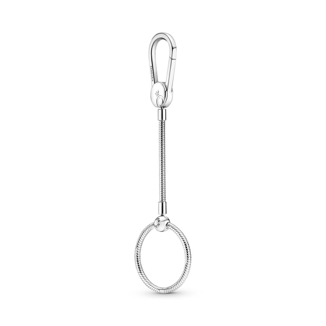 Sterling silver bag charm holder