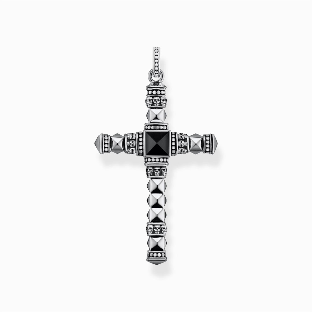 Pendant Black Ethno Cross Medium