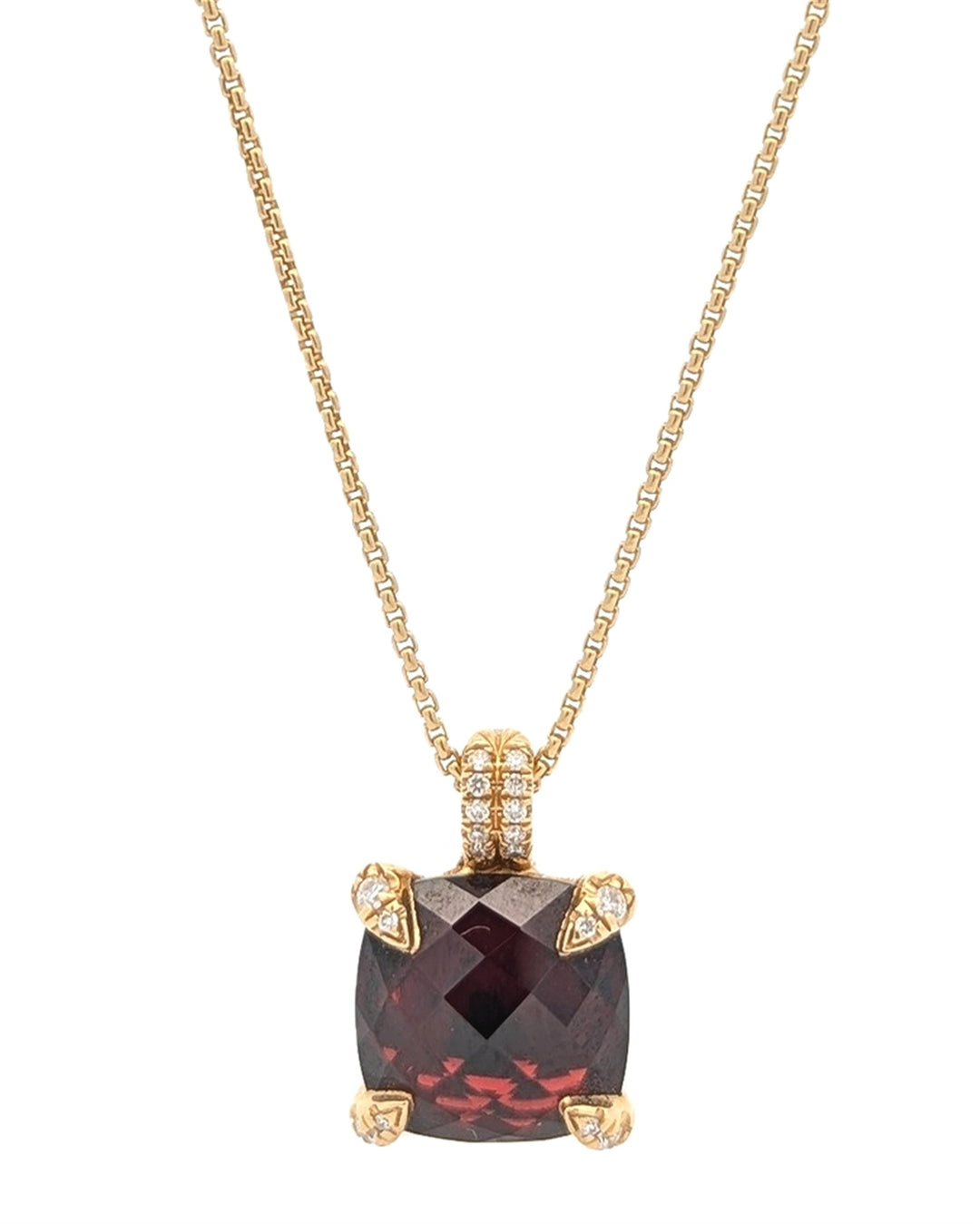 18KT Yellow Gold David Yurman "Chatelaine" Estate Necklace