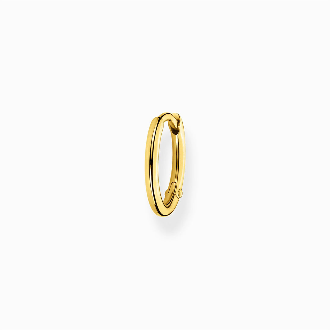 Single Hoop Earring Classic Gold