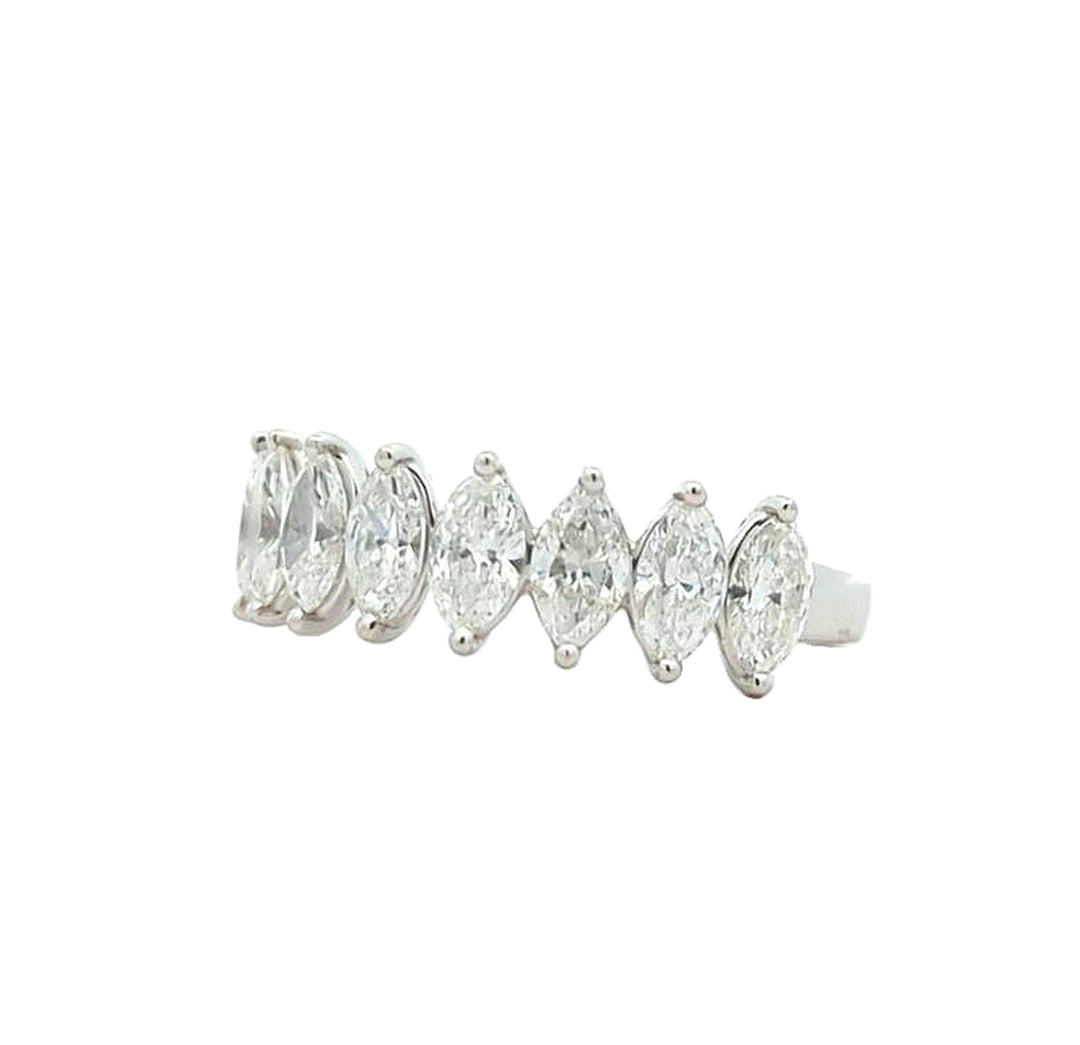 18KT White Gold 2.09ctw Diamond Band