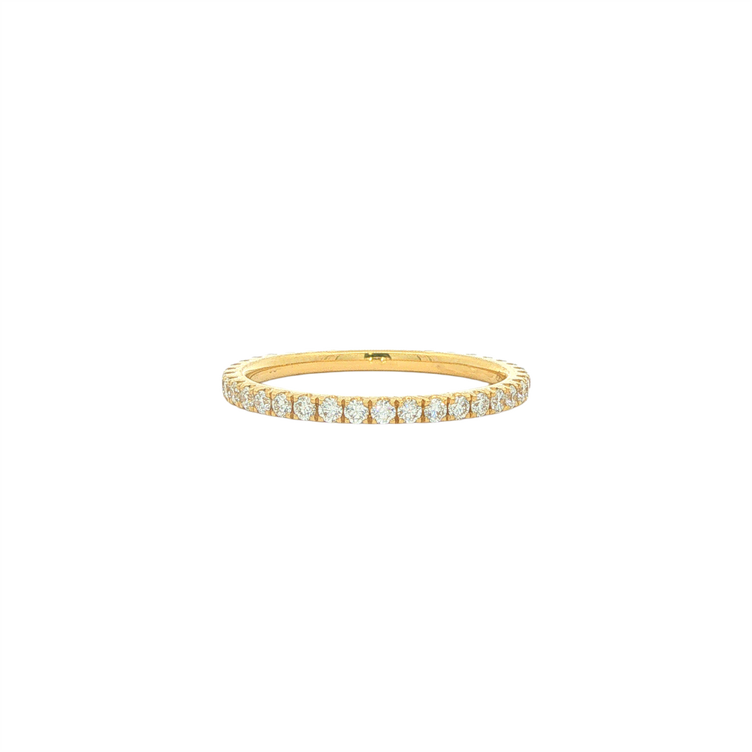 18KT Yellow Gold 0.48ctw Diamond Band