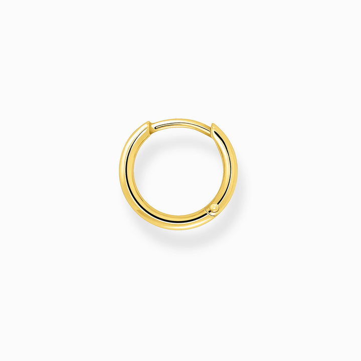 Single Hoop Earring Classic Gold