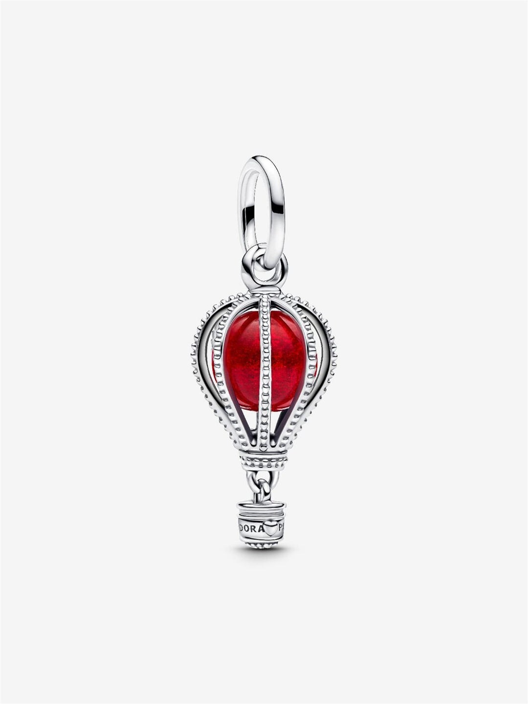 Hot Air Balloon Murano Glass Dangle Charm