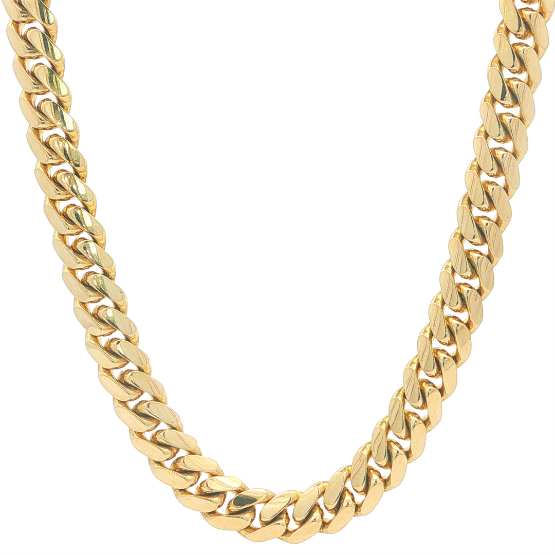14KT Yellow Gold 22" Cuban Link Estate Chain