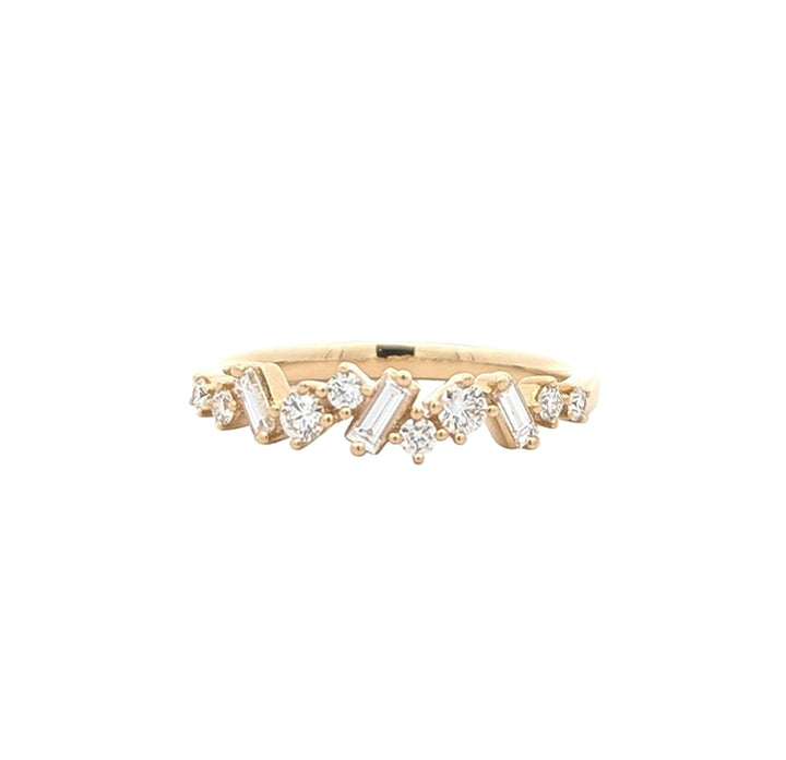 18K Yellow Gold 0.37ctw Diamond Band
