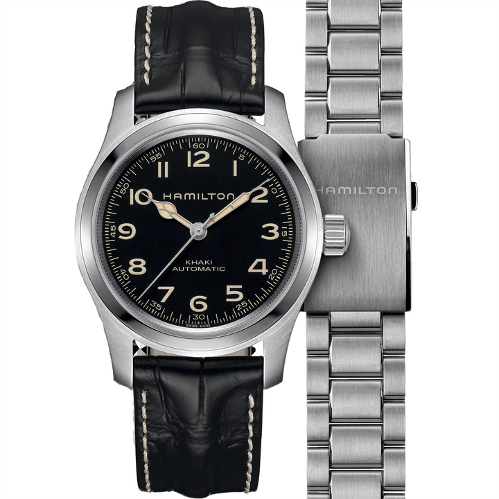 HAMILTON Khaki Field Murph Auto 42mm Bracelet Bundle