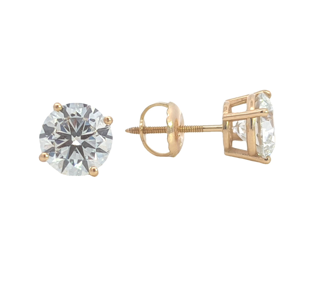 14KT Yellow Gold 2.01ctw Lab Grown Diamond Stud Earrings