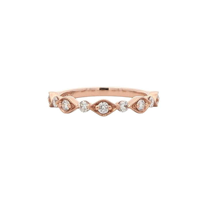 14KT Rose Gold 0.30ctw Diamond Band