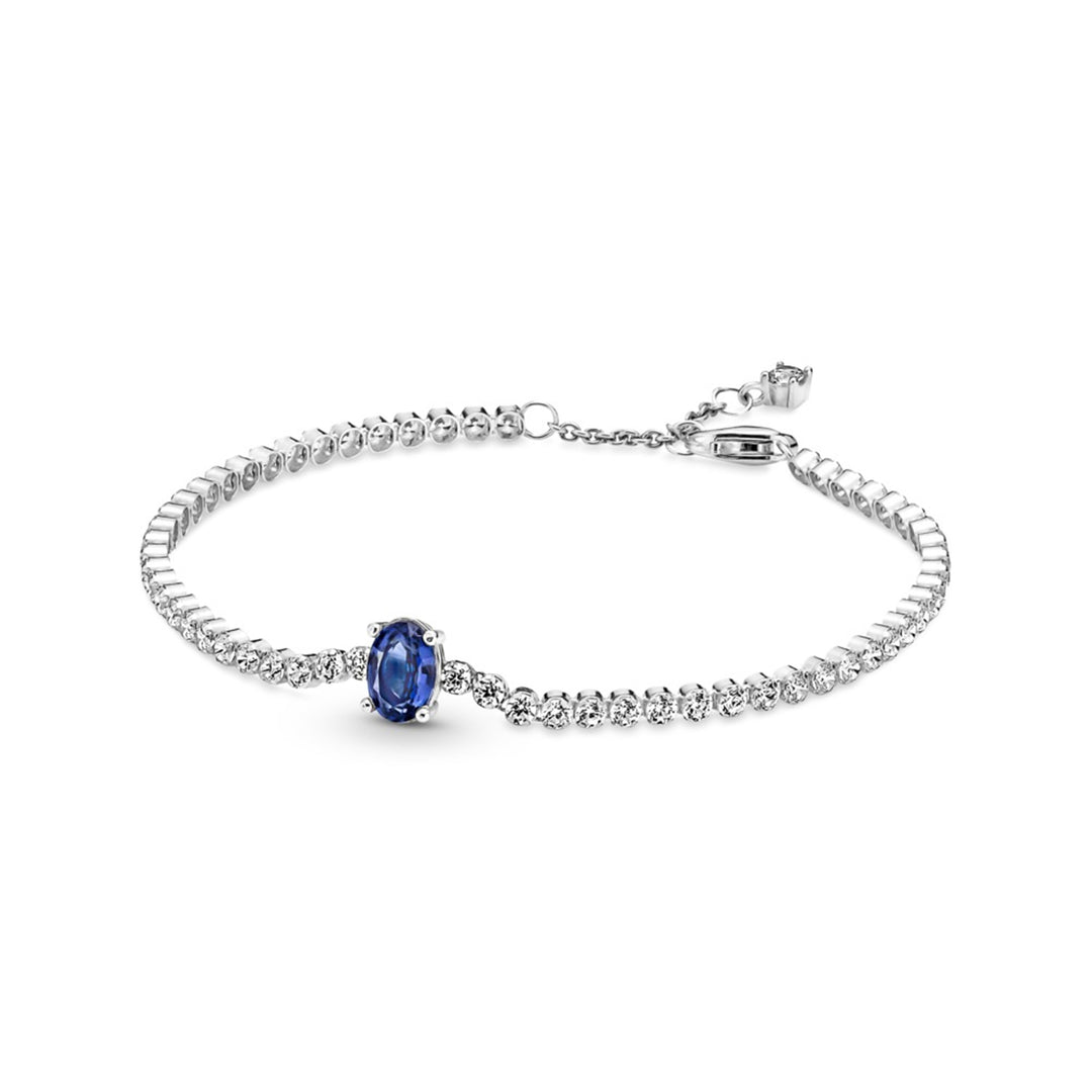 Sterling silver tennis bracelet