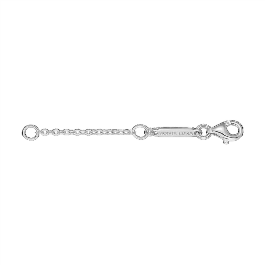M. by MONTE LUNA Sterling Silver Rhodium Plated Cable Chain Extender 2"