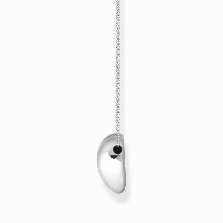 Sterling Silver Necklace With Heart Pendant