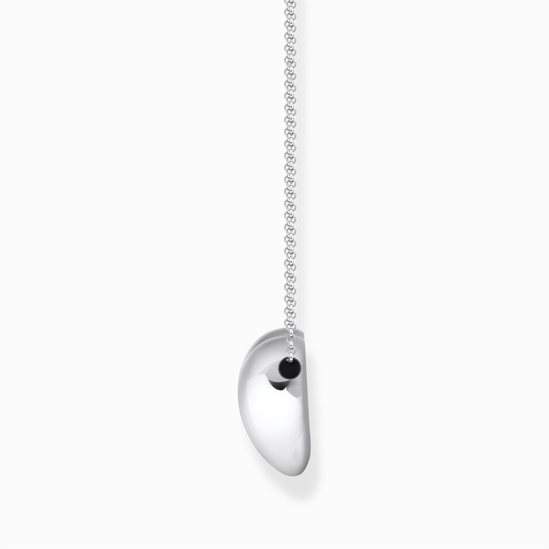 Sterling Silver Necklace With Heart Pendant