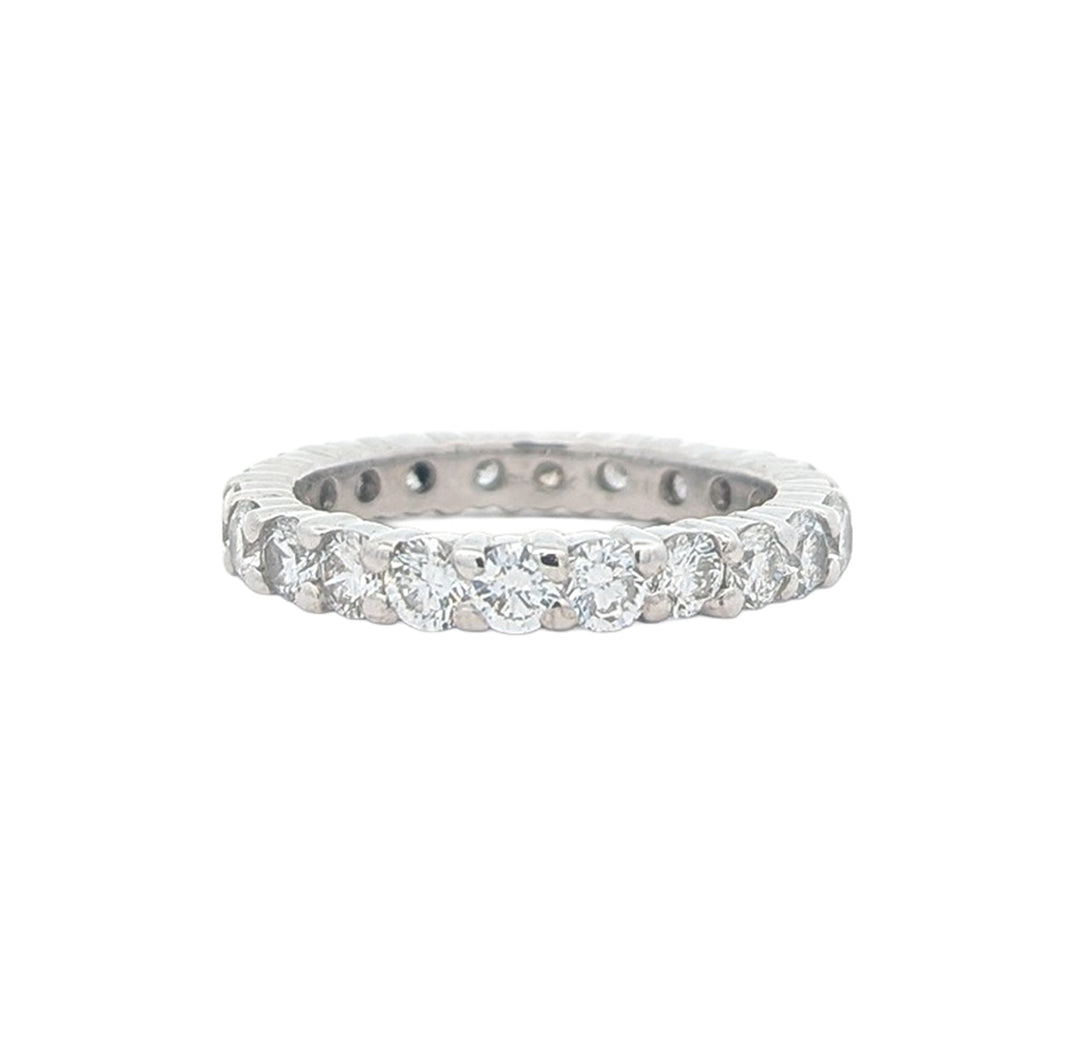 18KT White Gold 2.71ctw Diamond Estate Eternity Band