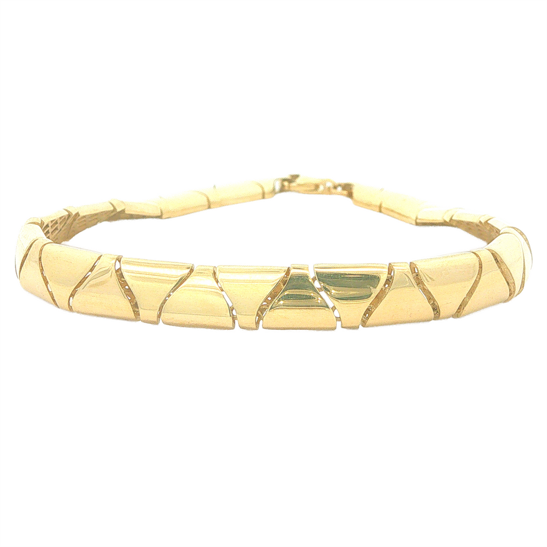 10KT Yellow Gold Bracelet 7.5"