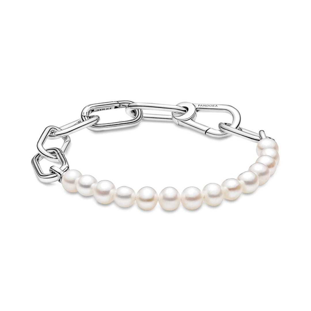 Sterling silver link bracelet