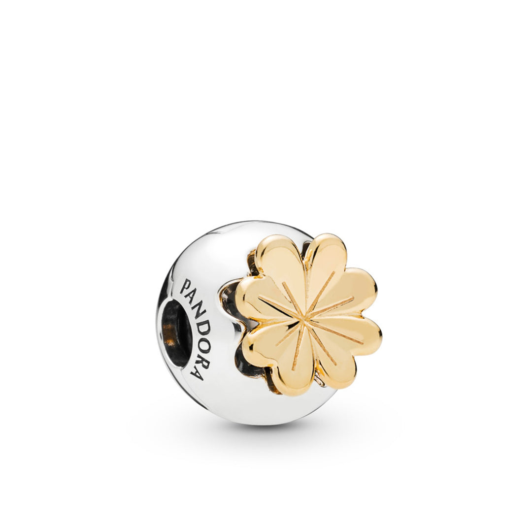 Clover clip in Pandora Shine