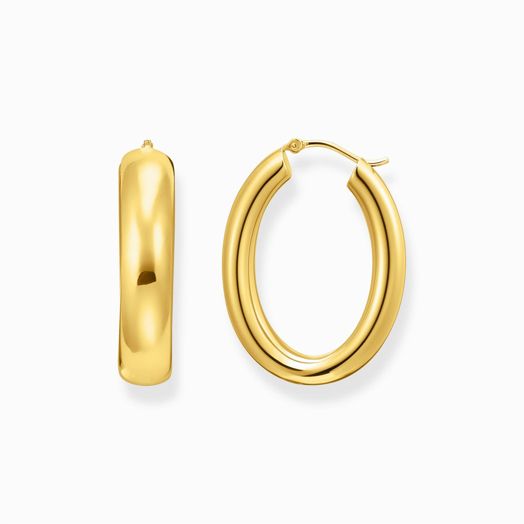 Thomas Sabo Gold-Plated Big Chunky Hoop Earrings