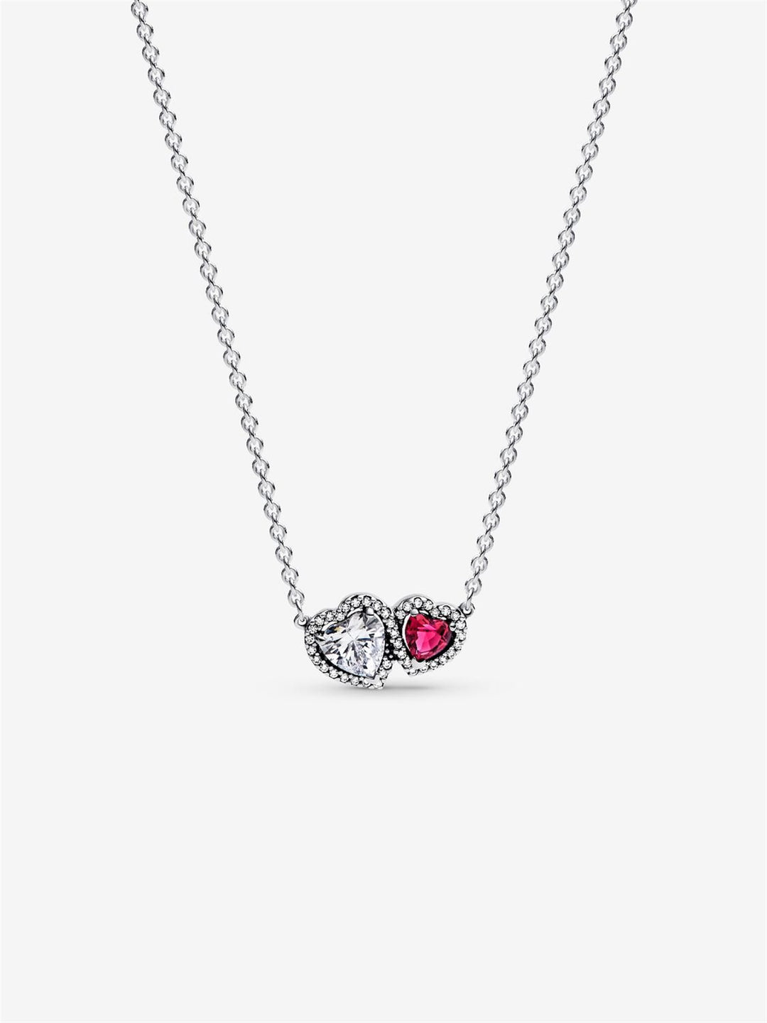 Halo Hearts Pendant Necklace