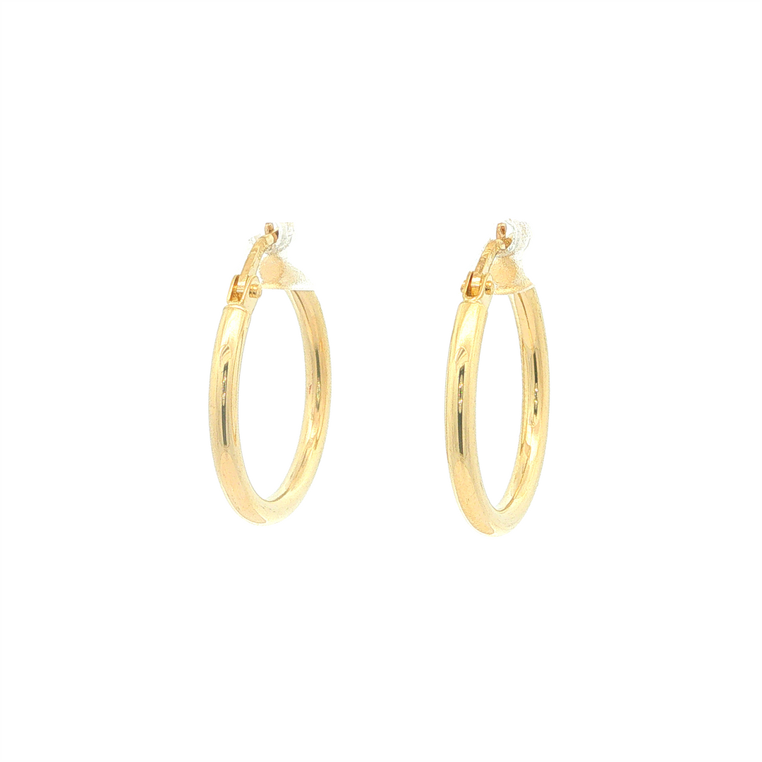 10KT Yellow Gold Hoop Earrings