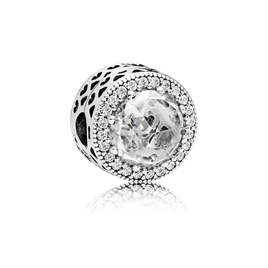 Radiant Hearts, Clear CZ