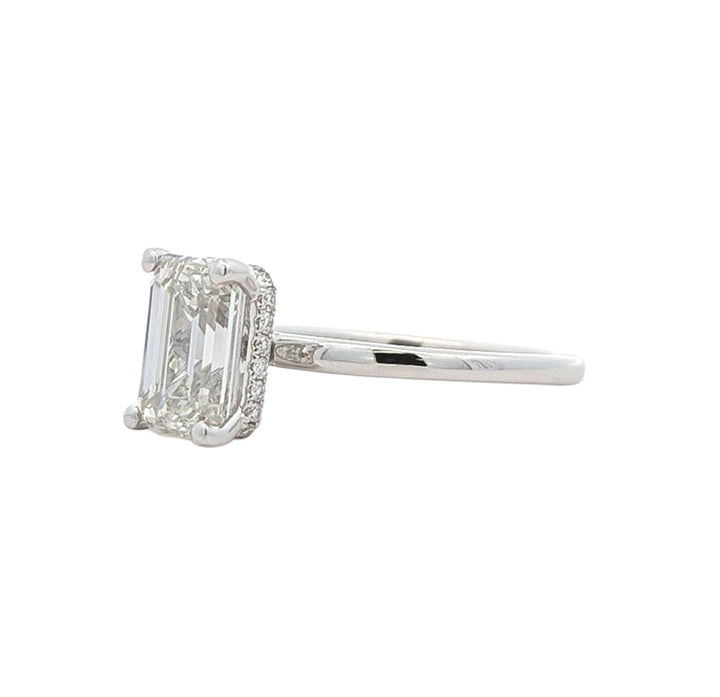 18KT White Gold 2.63ctw Lab Grown Diamond Engagement Ring