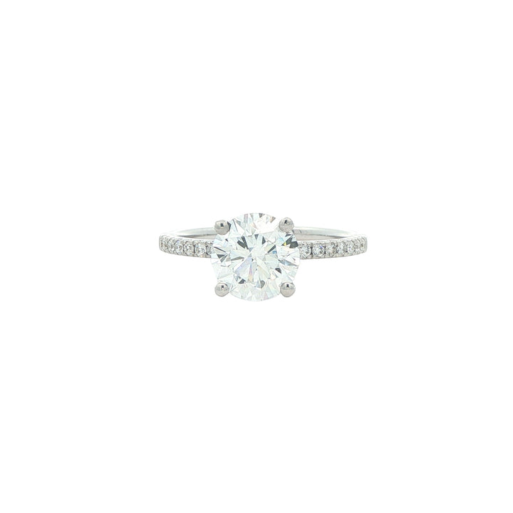 18KT White Gold 1.89ctw Lab Grown Diamond Engagement Ring