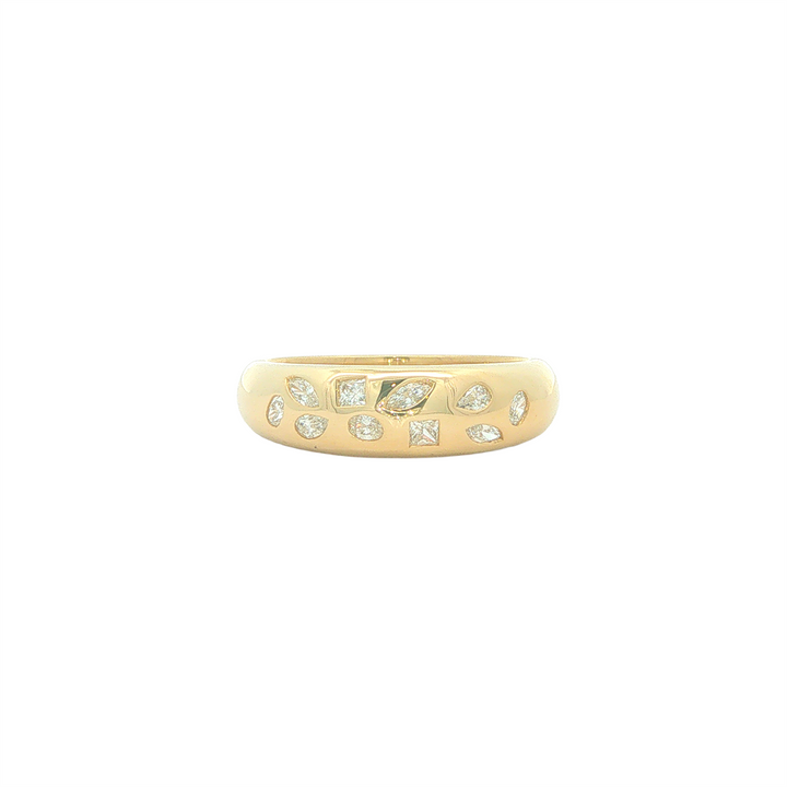 14KT Yellow Gold 0.334cttw Diamond Band