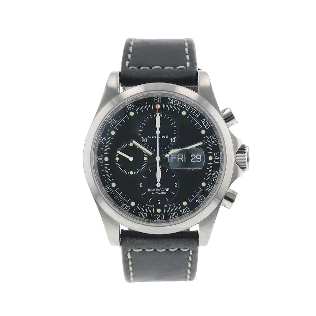 Glycine Incursore Chrono Day-Date 3867 46mm Circa 2010