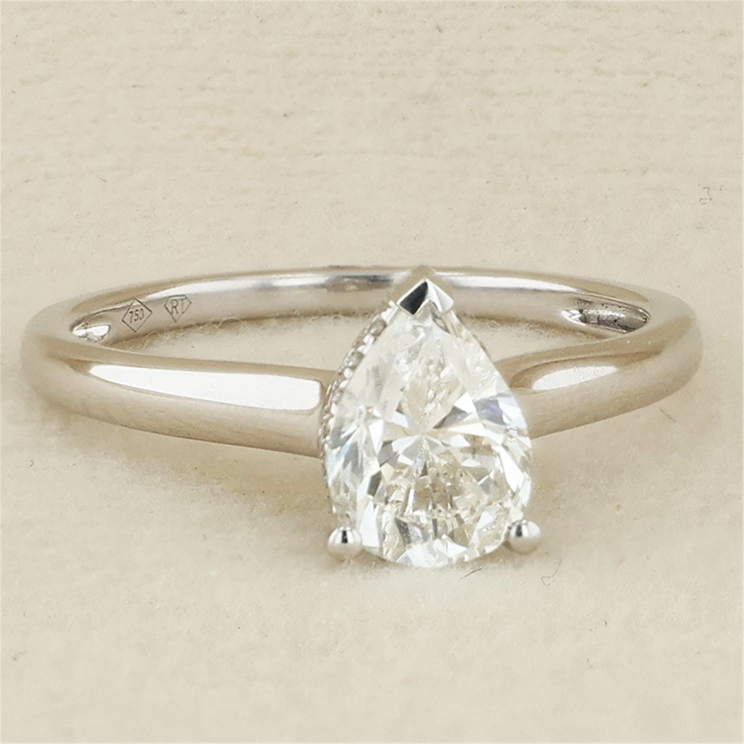 18KT White Gold 1.13ctw Diamond Engagement Ring