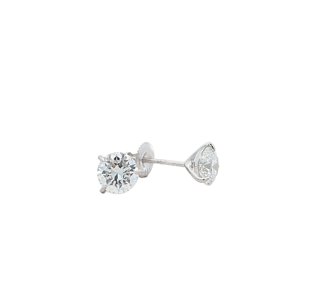 14KT White Gold 2.00ctw Lab Grown Diamond Stud Earrings