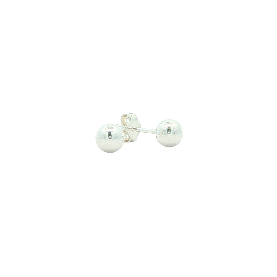 Sterling Silver 5mm Ball Studs