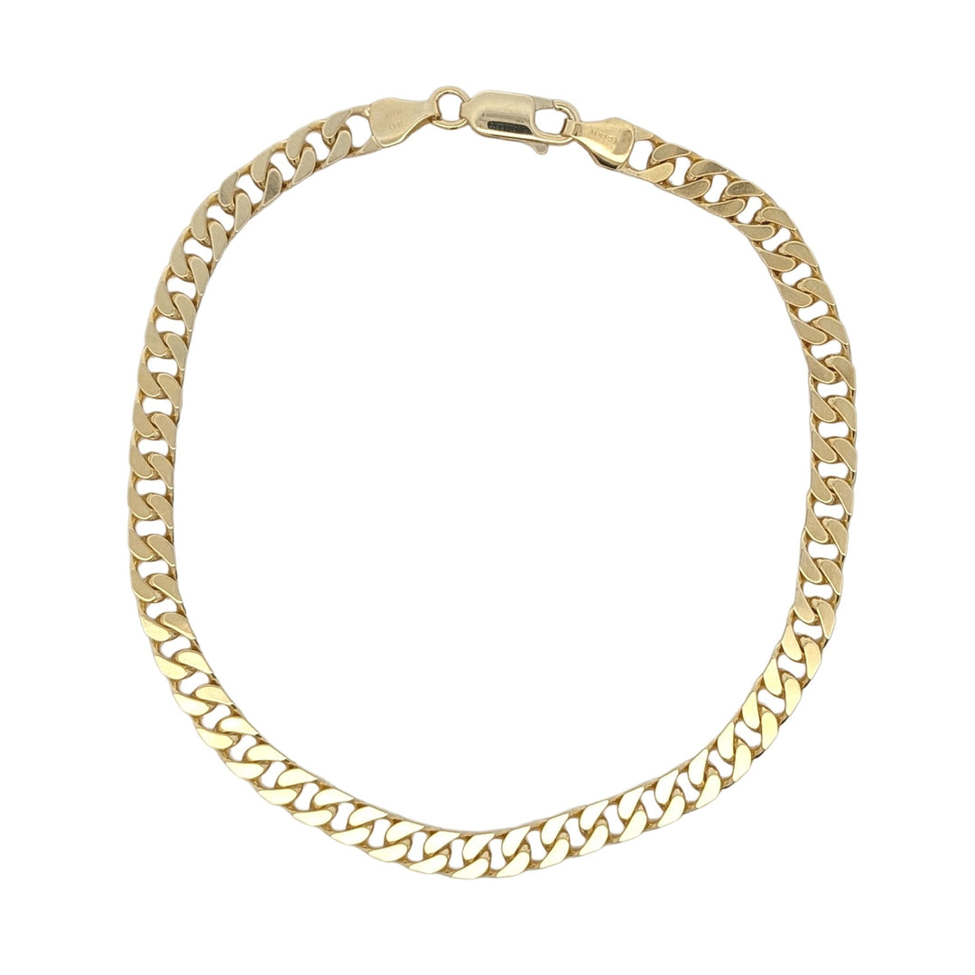10K Yellow Gold 8.5" Curb Bracelet