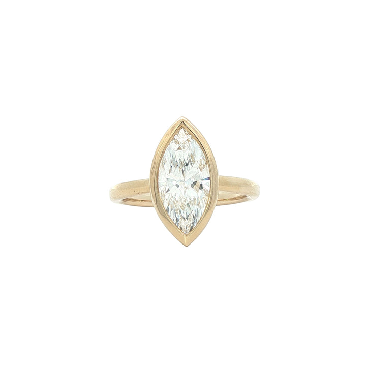 14K Yellow Gold 2.01ctw Lab Grown Diamond Engagement Ring