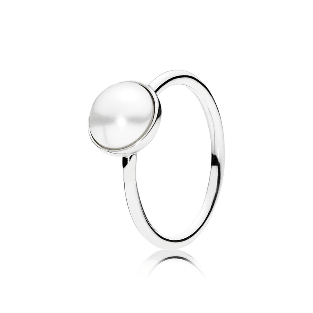 Ring Luminous Droplet with White Crystal Pearl