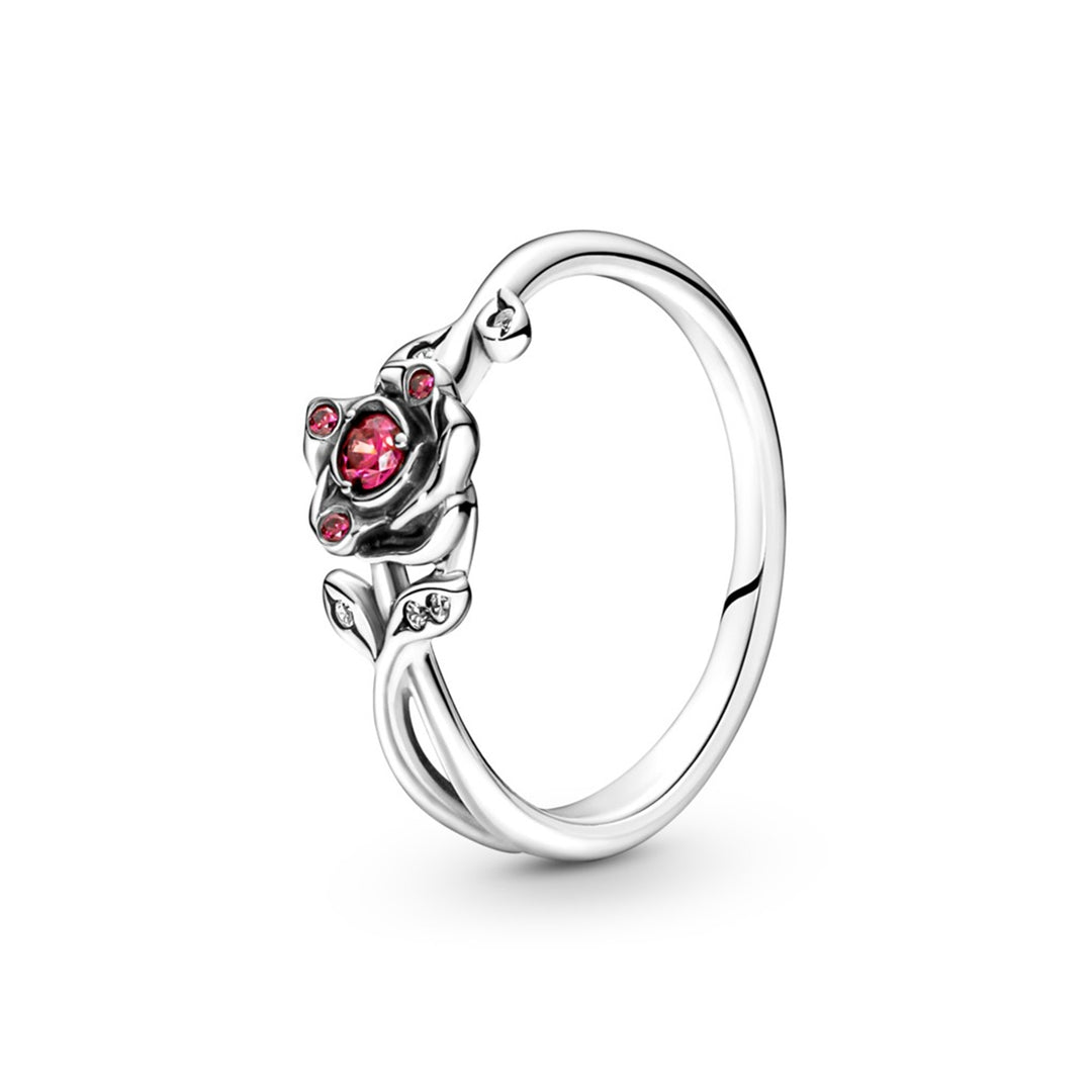 Disney Beauty and the Beast rose sterling silver