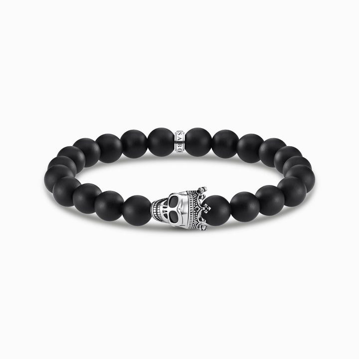 Thomas Sabo Sterling Silver Skull King Bracelet