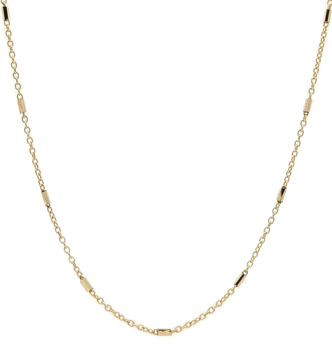 14KT Yellow Gold 20" Fancy Link Chain