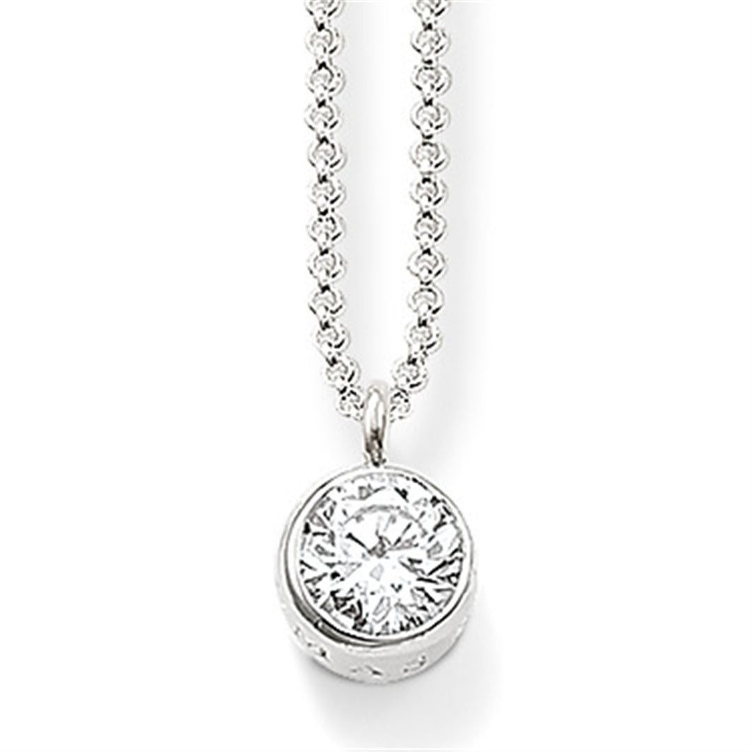 Sterling Silver  CZ Necklace