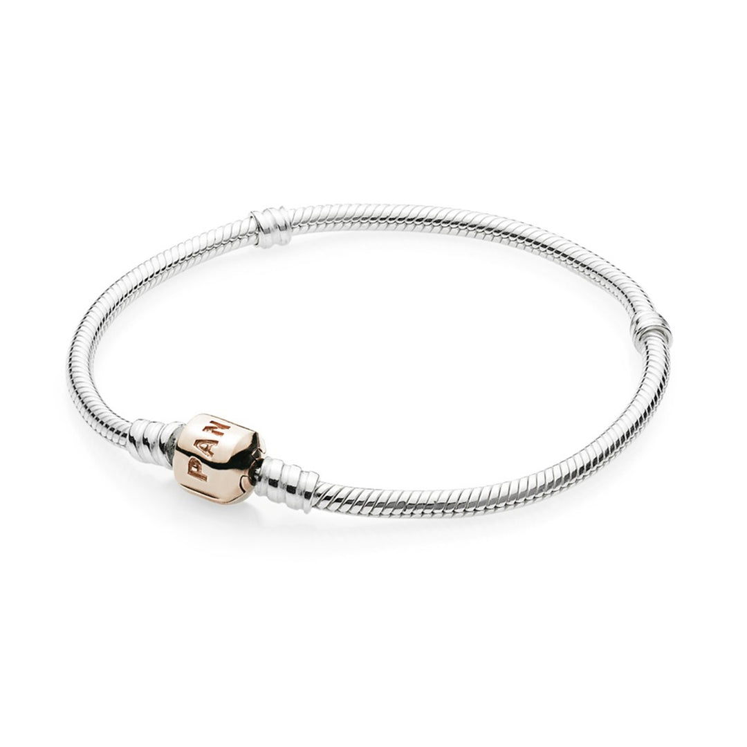 Sterling Silver w/ Rose Clasp 18 cm / 7.1 in