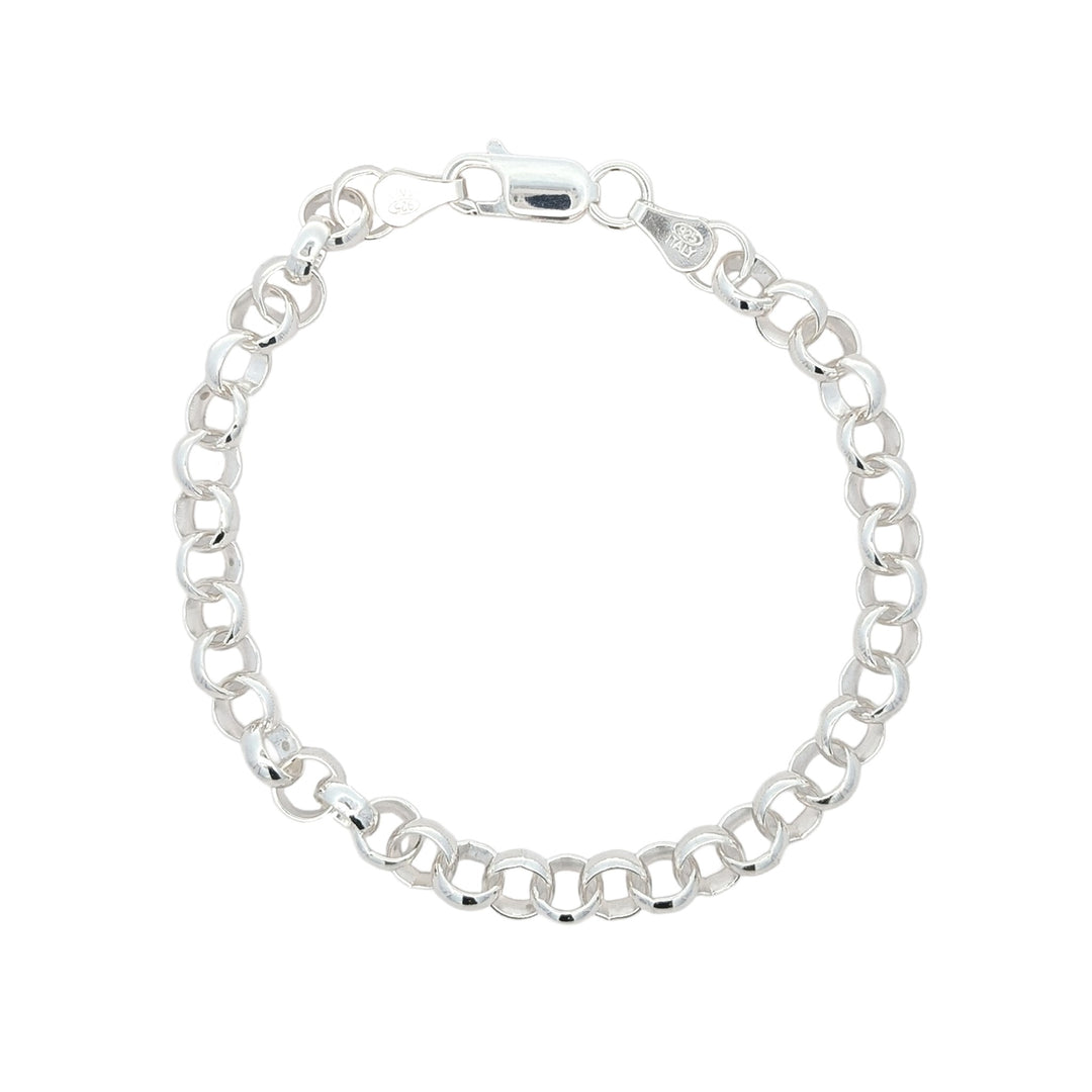 Sterling Silver 8" Rolo Bracelet
