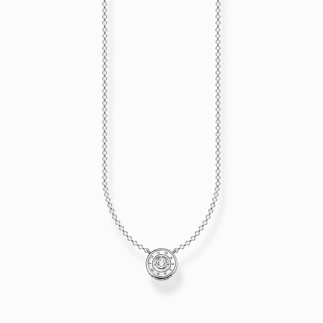 Thomas Sabo Sterling Silver CZ Circle Necklace